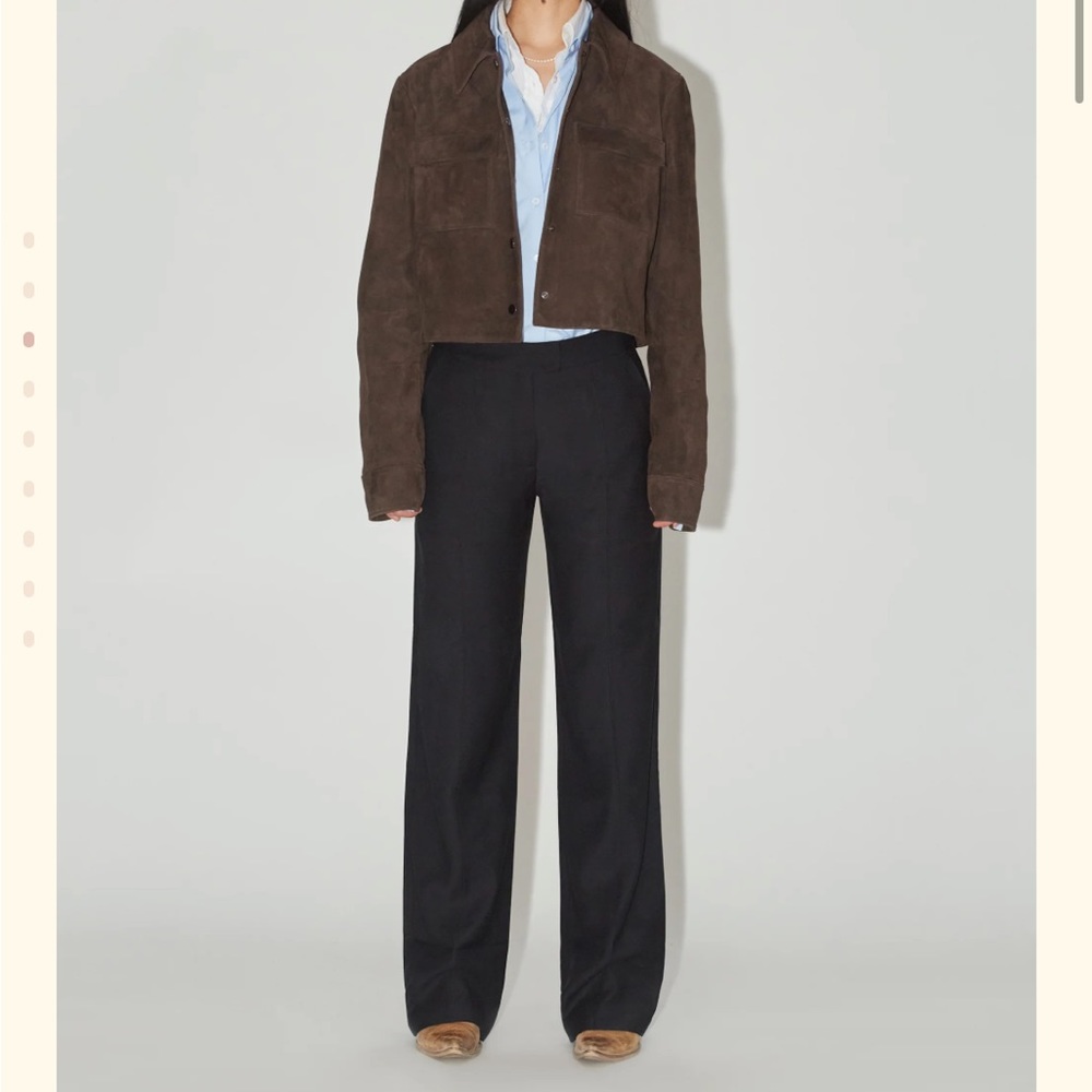 Uncle Studios mid-rise trouser in black